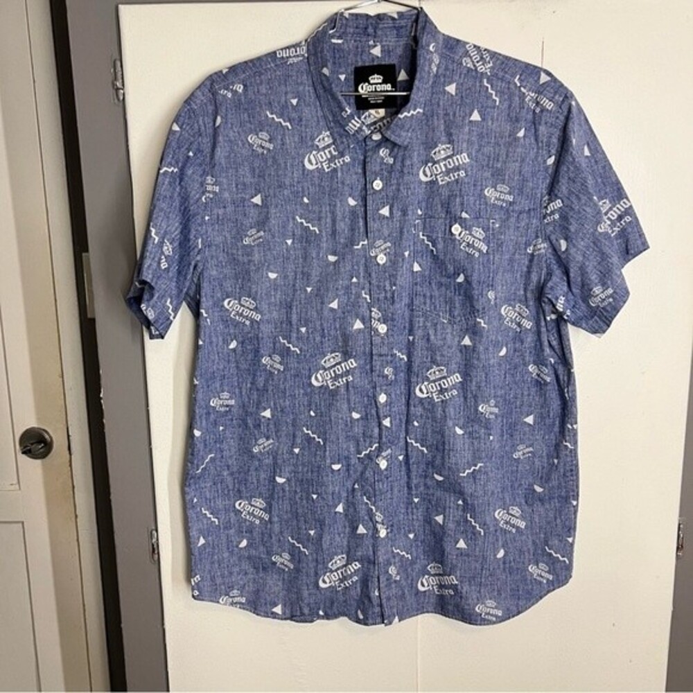 Corona Casual Button-Down Shirt Size XL
